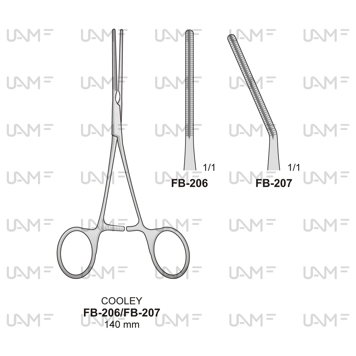 COOLEY Atraumatic vessel clamps