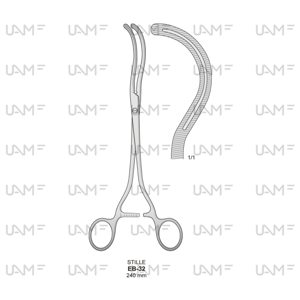STILLE Kidney pedicle clamps forceps