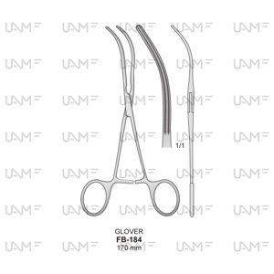GLOVER Atraumatic vessel clamps