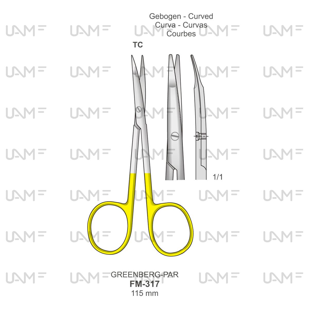 GREENBERG PAR Operating scissors
