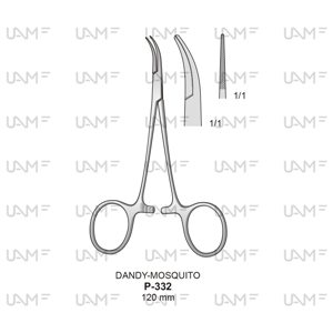 DANDY MOSQUITO Sponge And Dressing Forceps