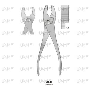 Extraction pliers for boring wires